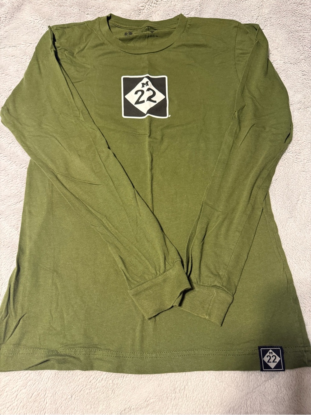 M-22 Olive Green Long Sleeve Tee